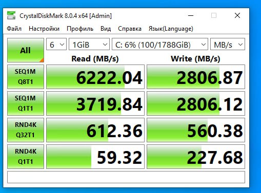 SSD 1.92Tb Samsung PM9A3 (MZQL21T9HCJR-00A07)